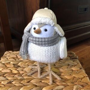 Target Gray & White Christmas felt bird: Tricot (Large) 2022